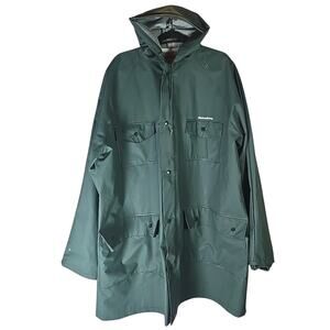 Rainskins Commercial II Waterproof Rainwear PVC Gear Jacket XL Stormsuit